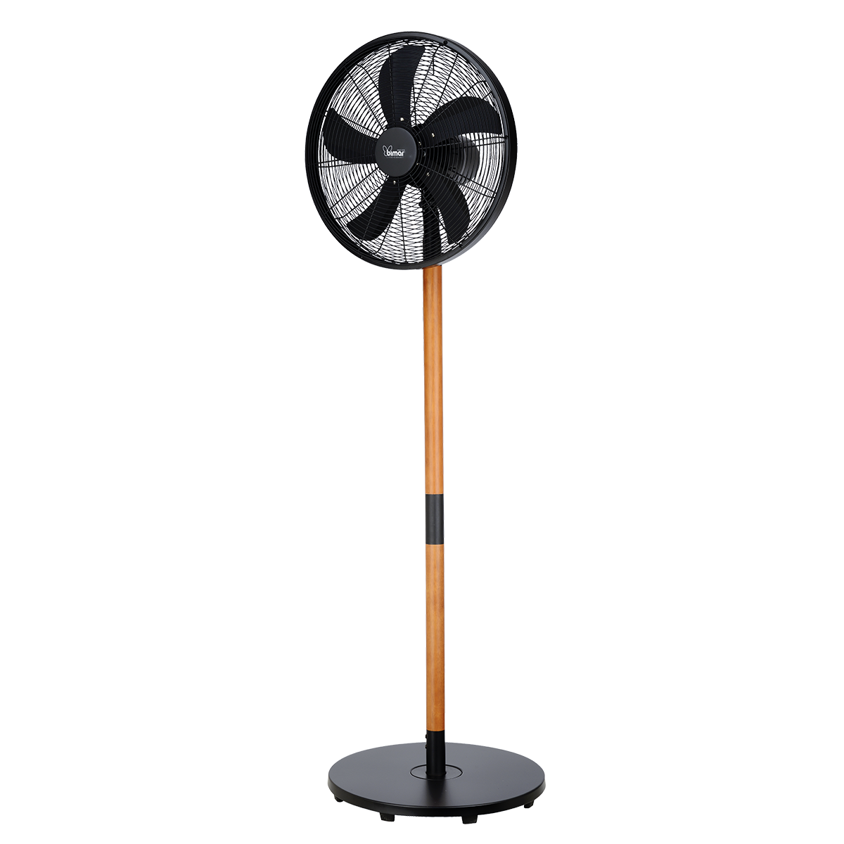 VENTILATORE PIANTANA 40 CM IN METALLO CON STELO IN LEGNO (VPM410)